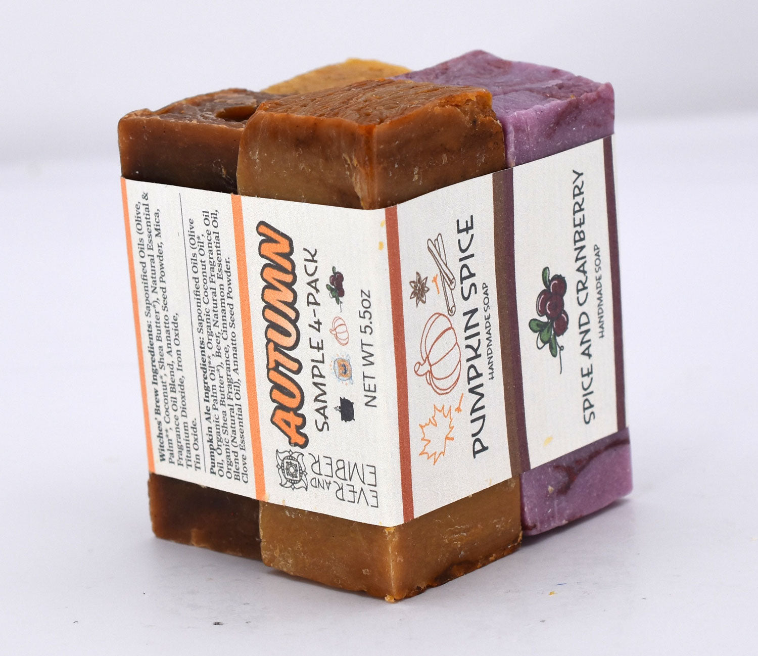 Autumn Soap Sample Set – Limited Edition 4-Pack